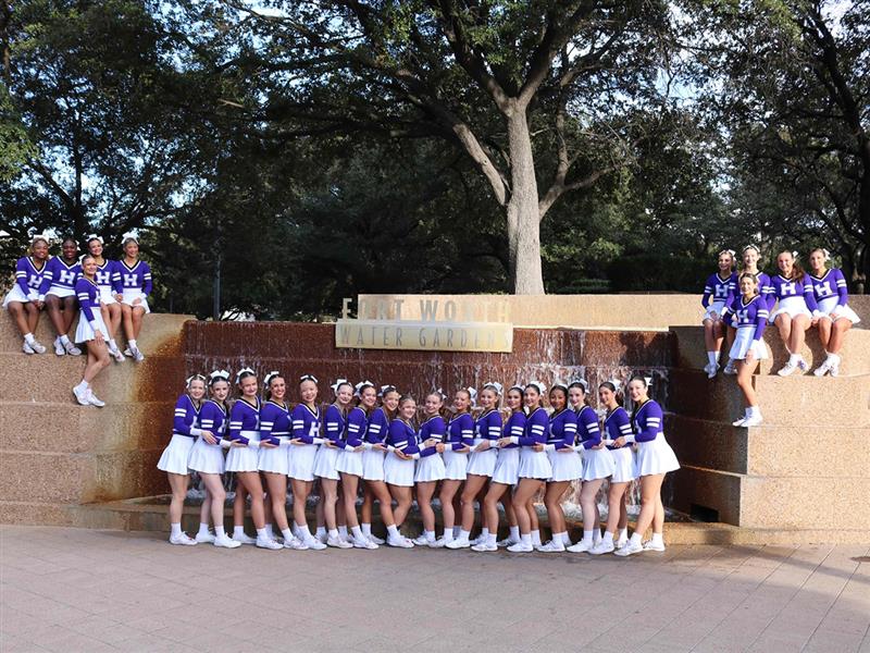 Our HHS cheerleaders competed in the UIL State Spirit Competition in Fort Worth. They got on the mat and KILLED it! Great job ladies!